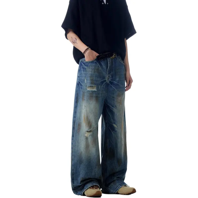 VINMUK Jeans Unisex Blue-5