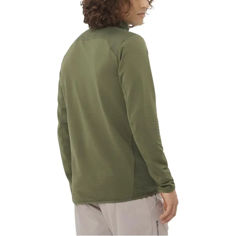 SALOMON Velvet feel Coat Men's Leaf Green-3