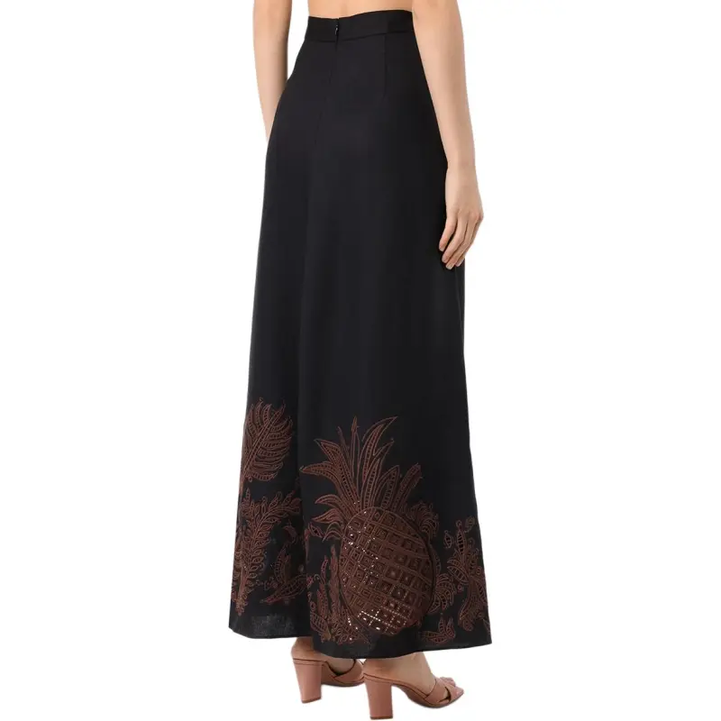 Dorothee Schumacher Exquisite Luxury Linen Skirt-2