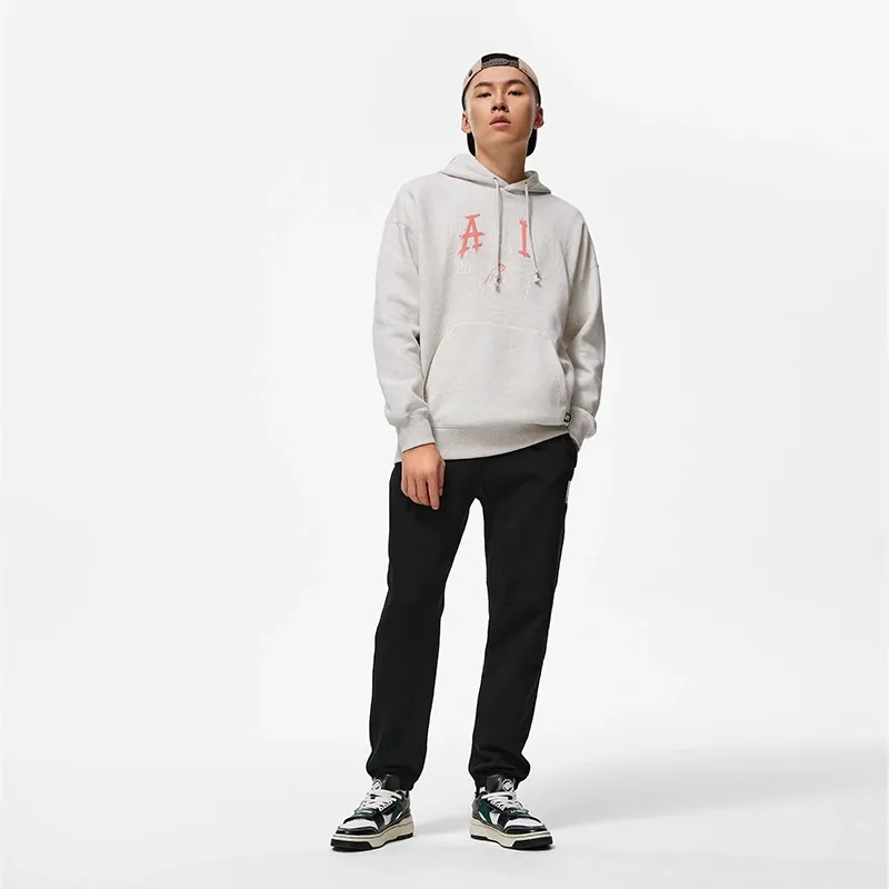 LiNing Sweatshirt Men's Heather Gray Tile Gray-3