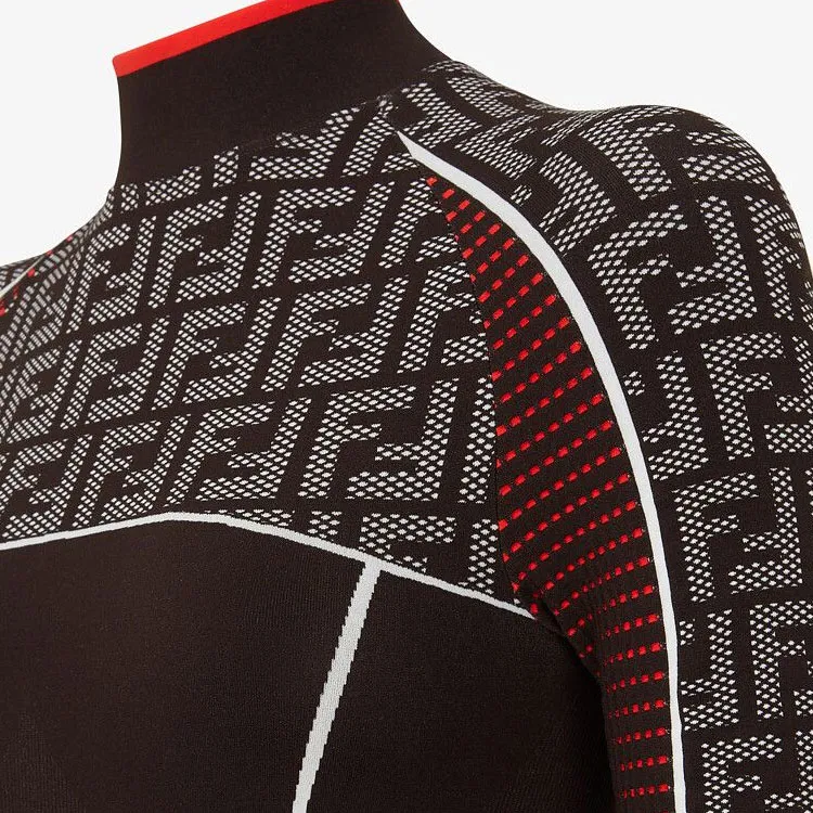 FENDI Fitness Clothing Women's Black-3