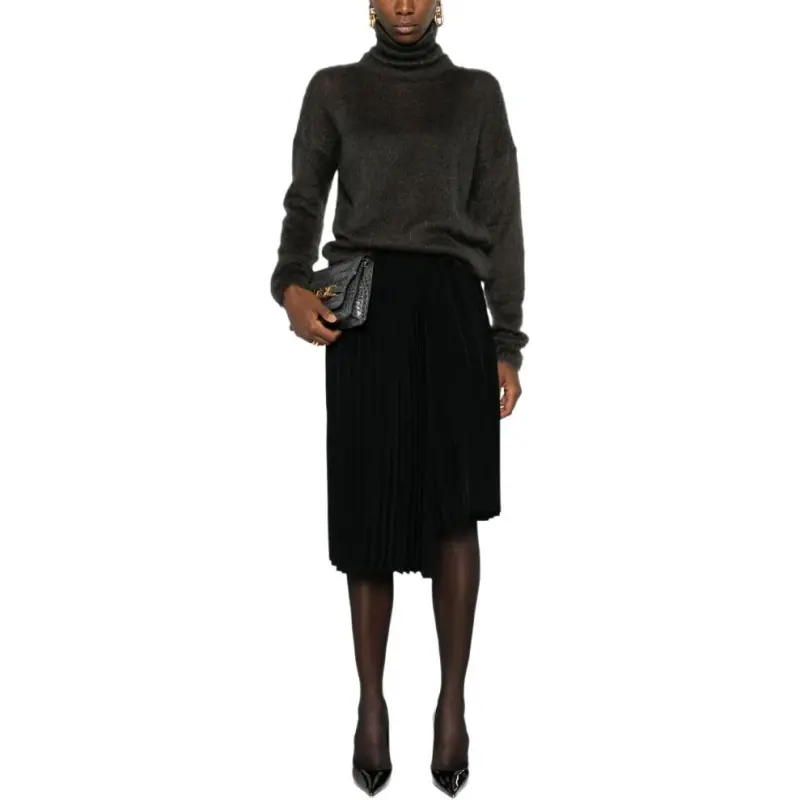 SAINT LAURENT Turtleneck Long Sleeved Jumper-2