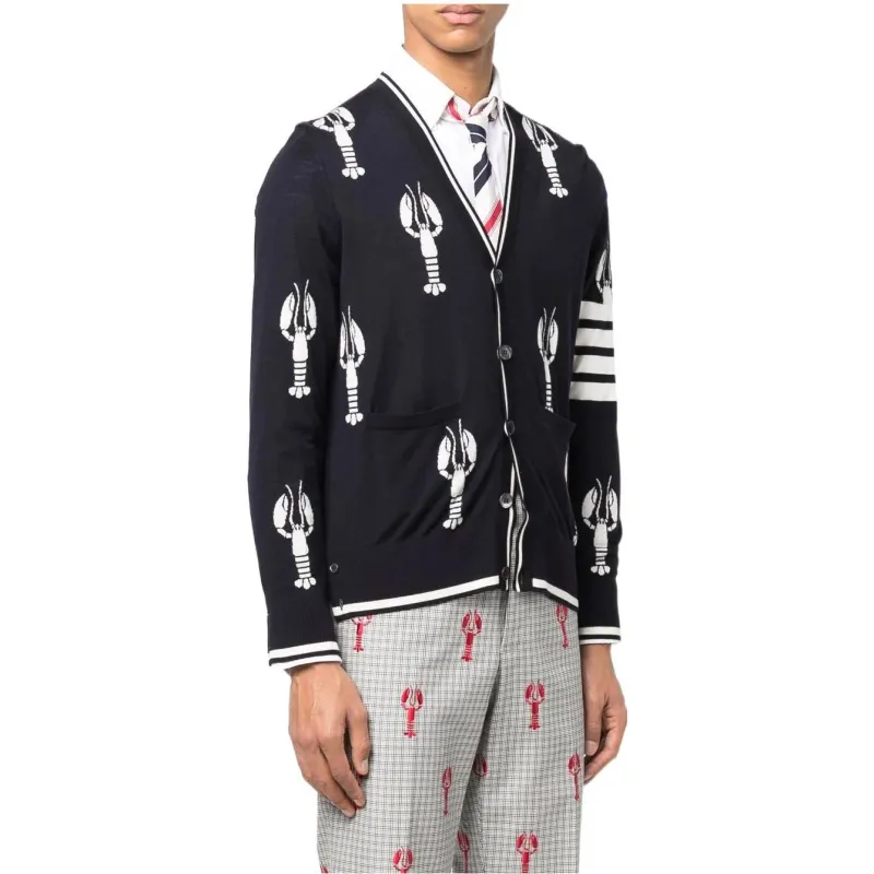THOM BROWNE· SS22 Sweater Men's Black-1