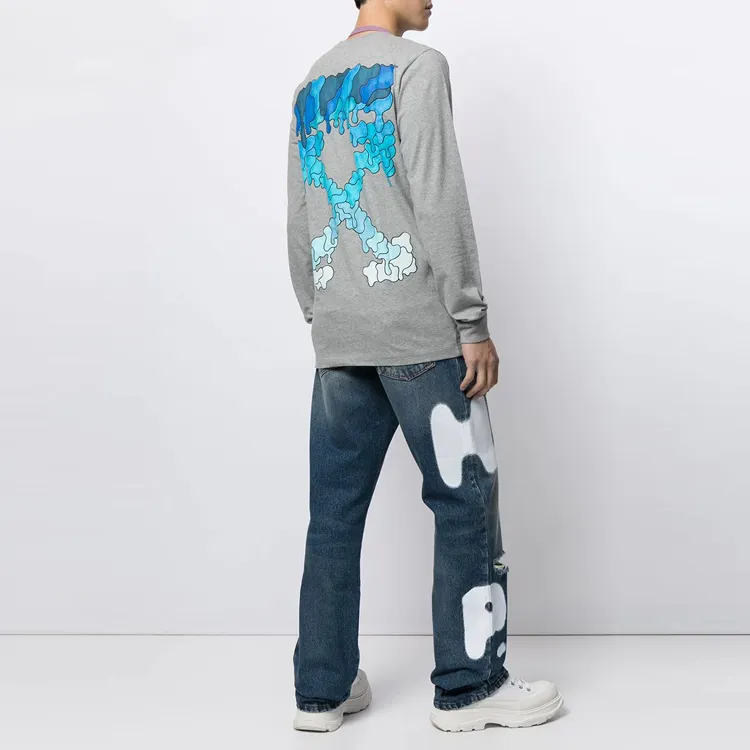 OFF WHITE SS21 T Shirts Men Gray-3