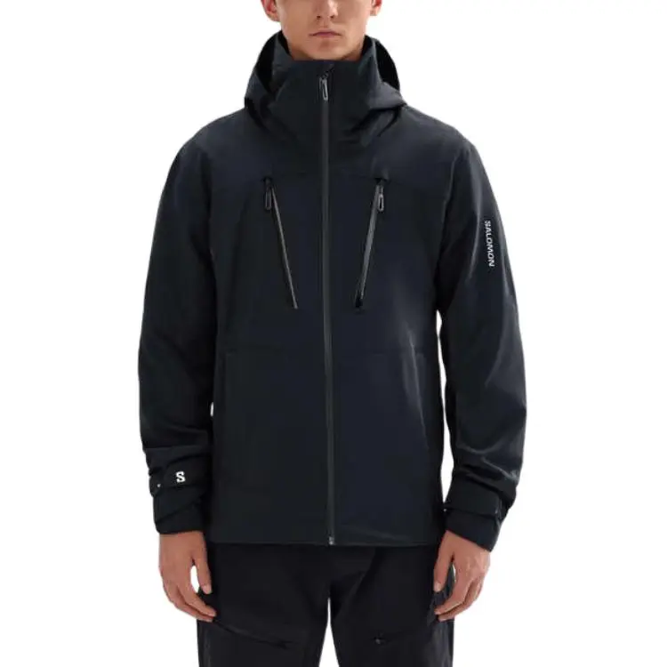 SALOMON BRILLIANT FW24 Jackets Coats Men's Pitch Black-2