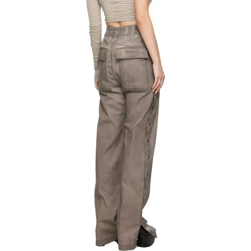 Rick Owens DRKSHDW Pantaloni In Denim Pusher Pants Dust-4
