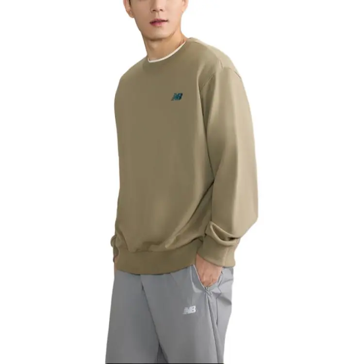 New Balance Sweatshirt Men's Deep Wood Brown-2