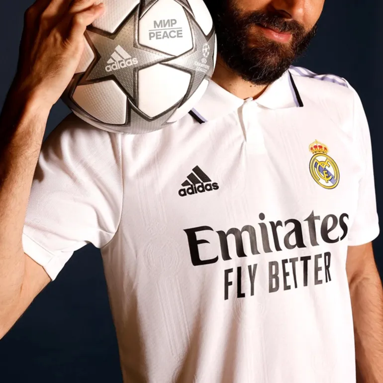 Adidas Soccer Jersey Player Edition 22 23 Real Madrid, Auremiou Size 18 Men's 18# Chu Aimen-2