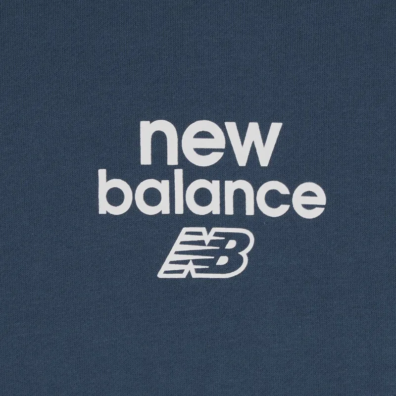 New Balance Sweatshirts Men Marine Blue-4