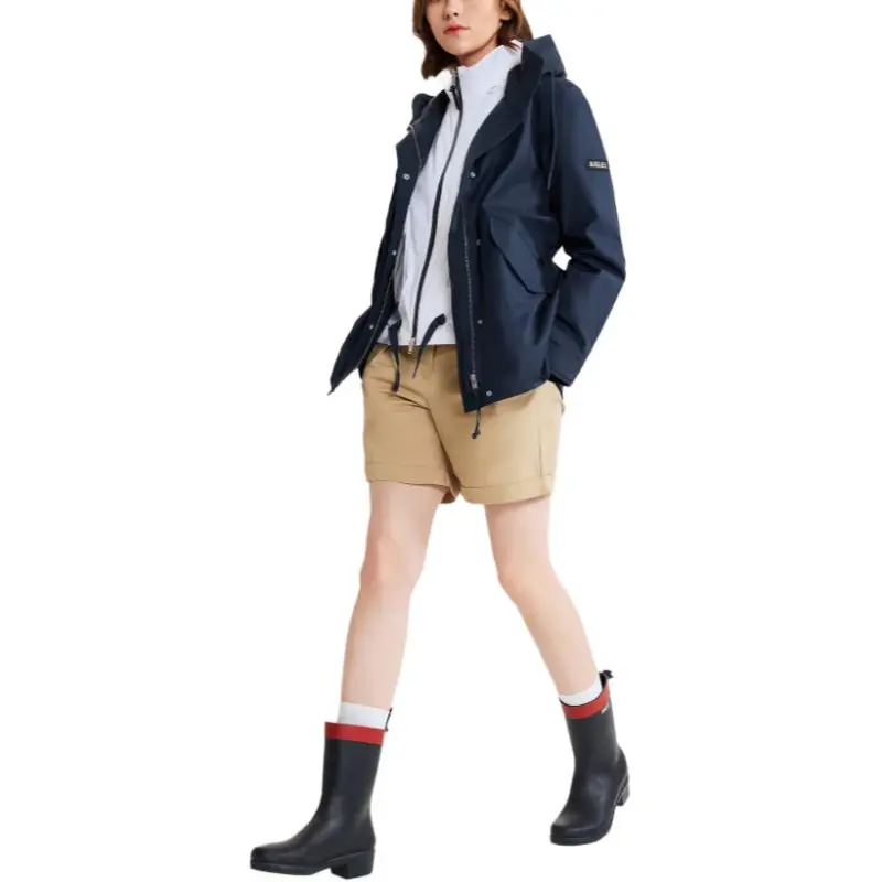 AIGLE Waterproof And Windproof Windbreaker Jacket Women's Imperial Dark Blue-2