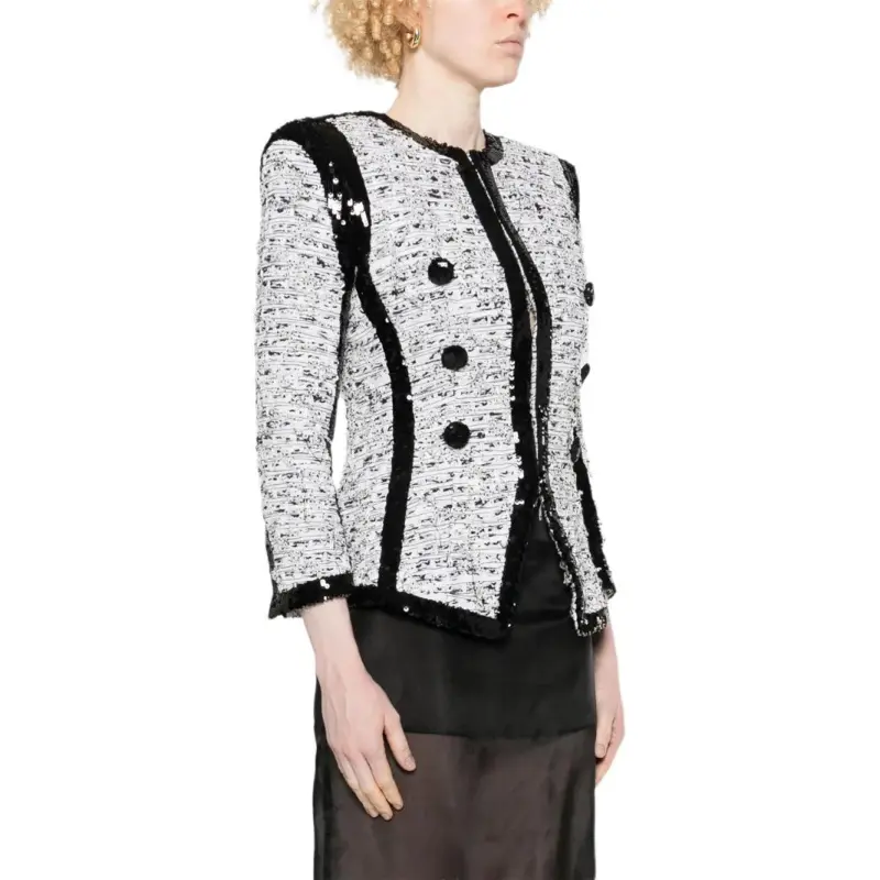 BALMAIN Glitter detail Jacket-3