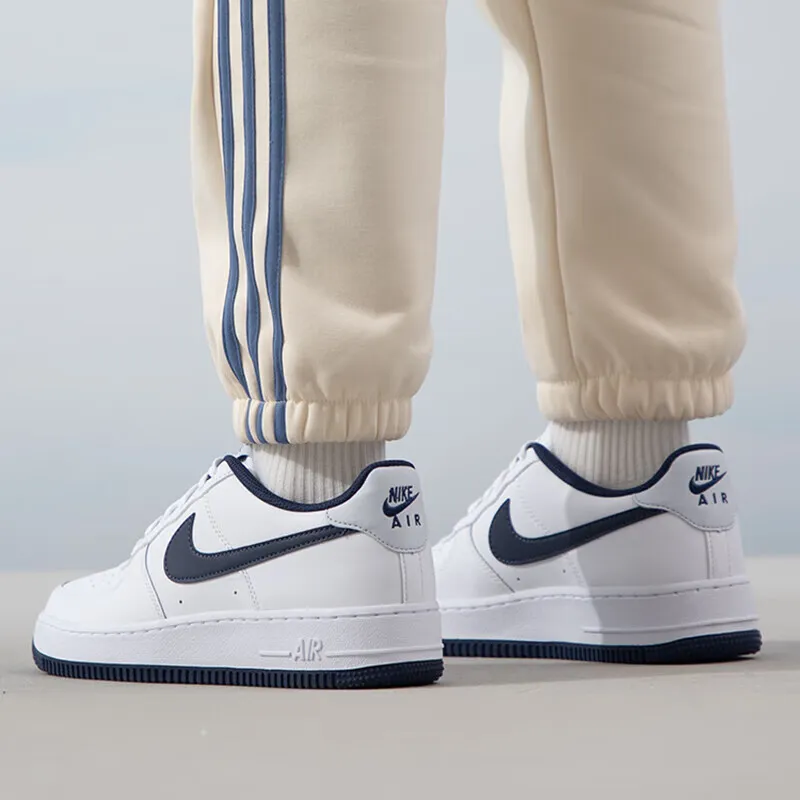 Nike Air Force 1 White Midnight Navy GS-4