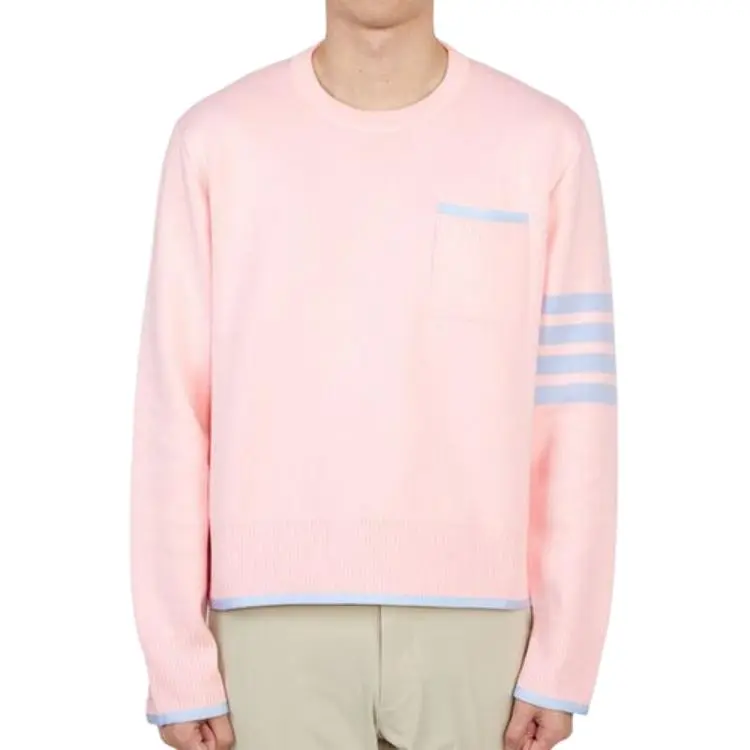 THOM BROWNE· Sweater Men's Pink-4
