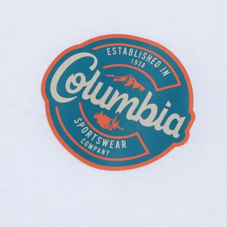 Columbia T Shirts Men White/100-3