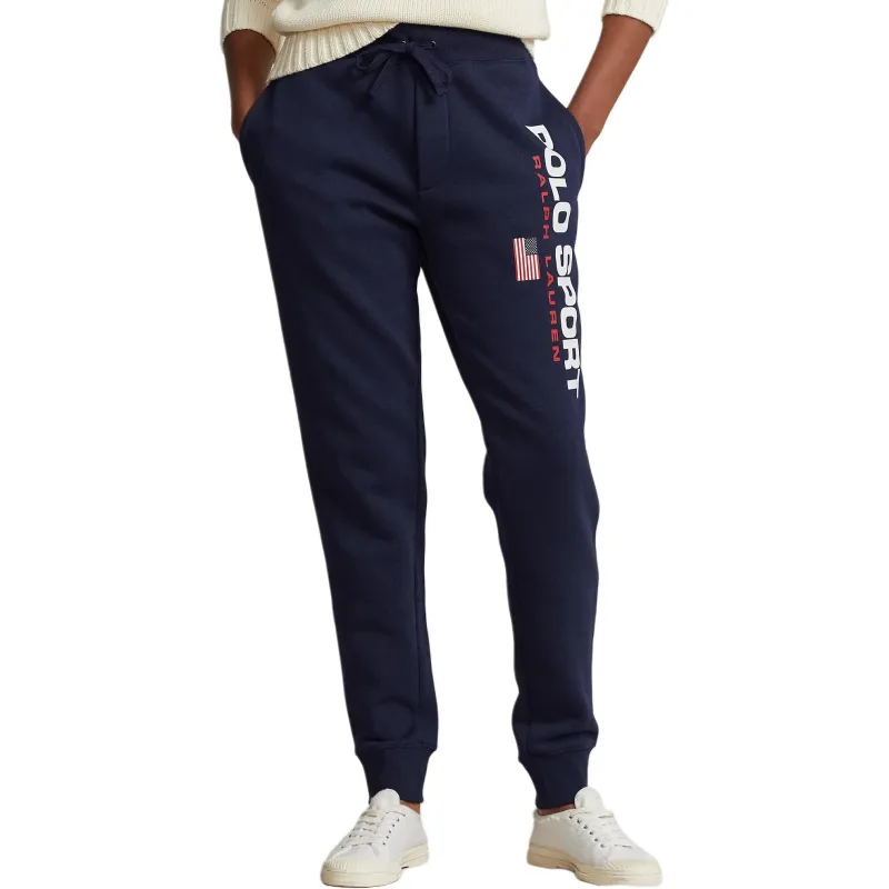 Polo Ralph Lauren Knitted Sweatpants Unisex Marine Blue-1