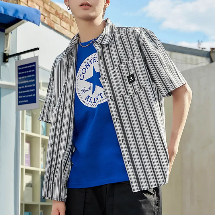Converse T Shirts Unisex Blue-3