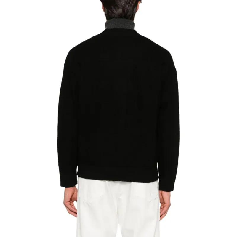 EMPORIO ARMANI V Neck Button Up Cardigan-5