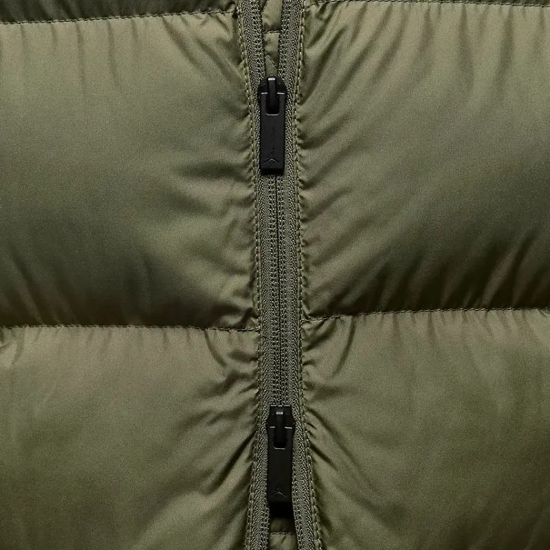Jordan Brooklyn Puffer Jacket Men's Medium Olive Green/Black-5