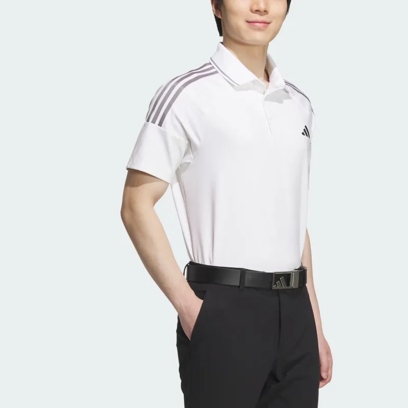Adidas 3 STRIPES AEROREADY POLO SHIRT Polo Shirt Men's White-2