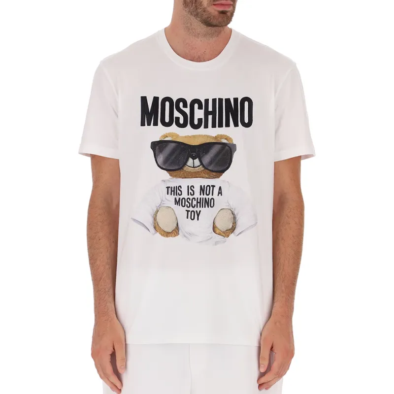 MOSCHINO T Shirts Men White-2