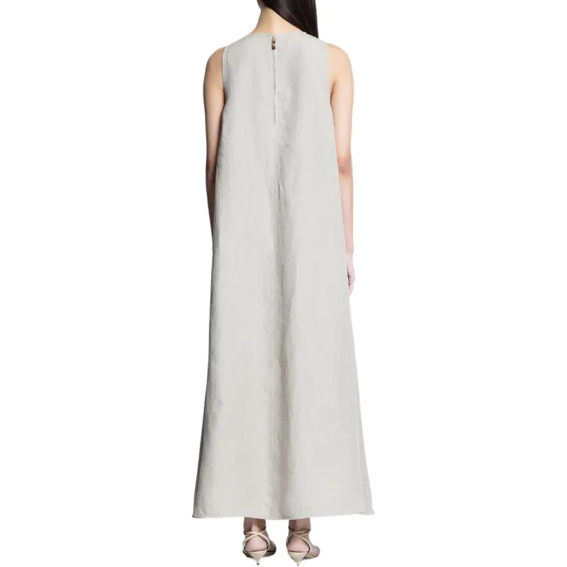 MaxMara Simeone V Neck Sleeveless Dress-2