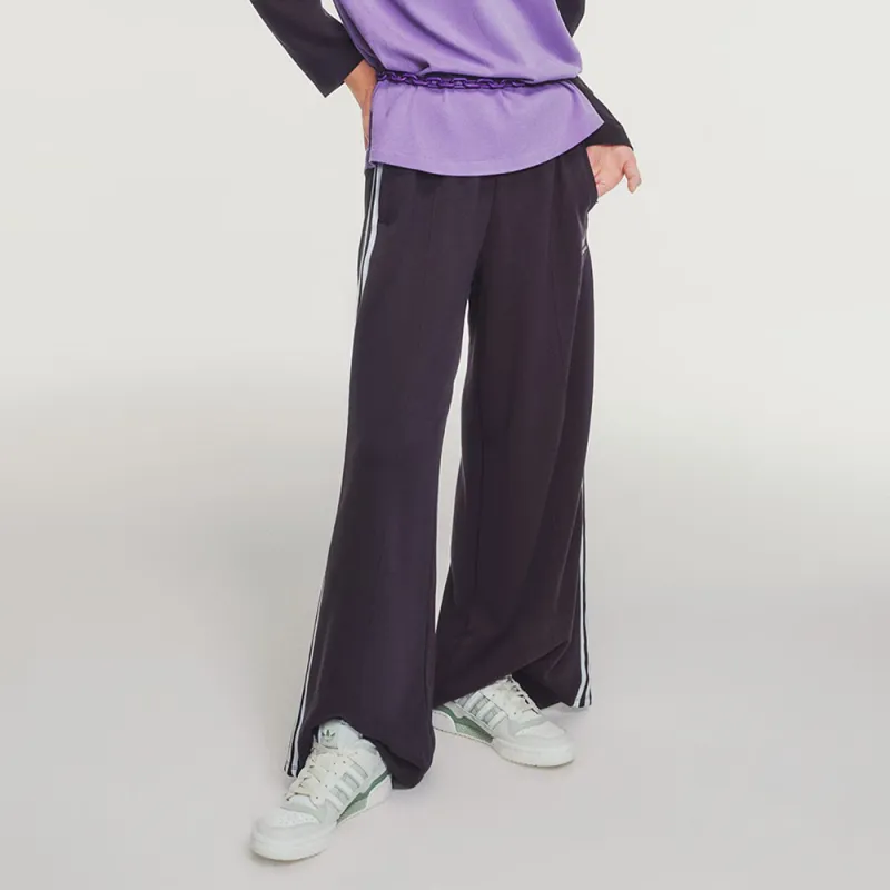 Adidas Originals ADICOLOR FW24 WIDE LEG JOGGERS Casual Pants Women's Dark Purple-2