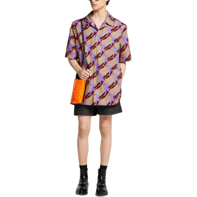 GUCCI Printed Poplin Shirt-2