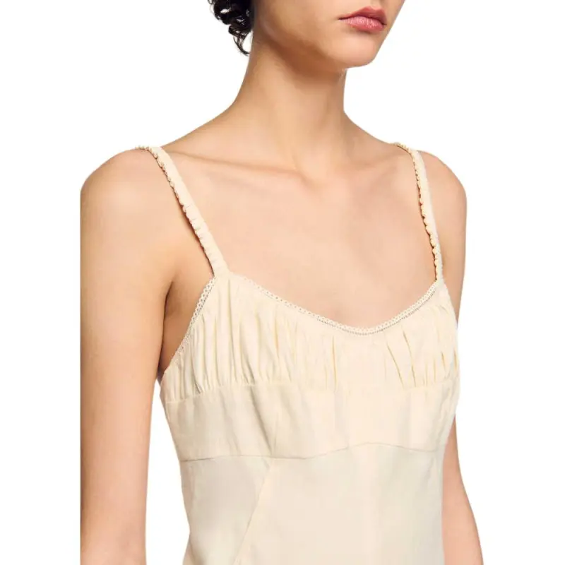 Sandro Slip Dresses Women's Light Umber-3