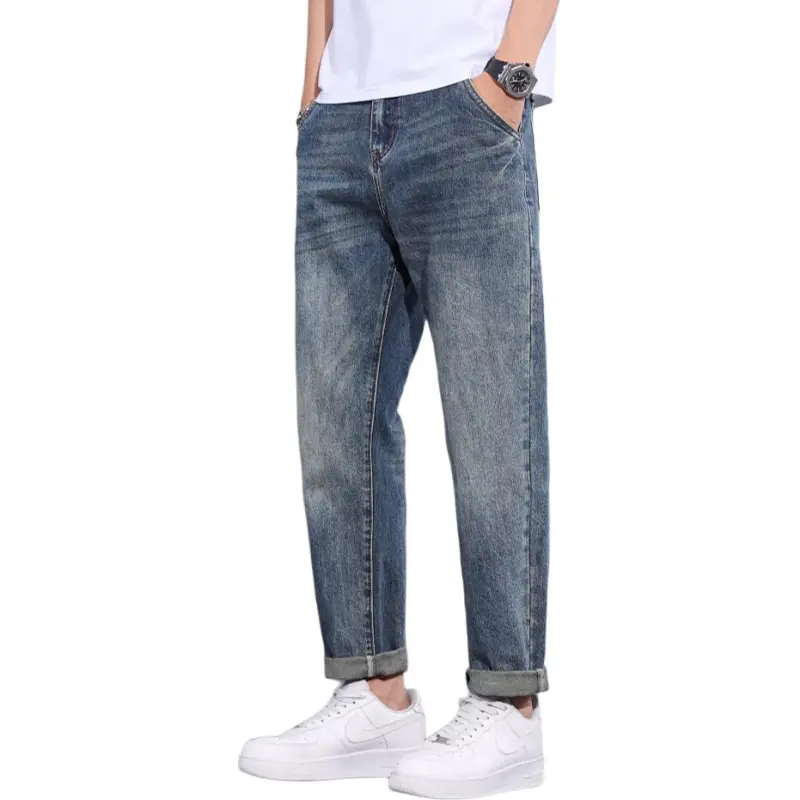 Jeep Fashion Sports Collection Jeans Unisex Vintage Blue-1