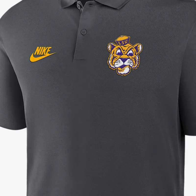 Nike Lsu Tigers Primetime Victory Legacy Vault Logo Men's Nike Dri FIT College Polo-2