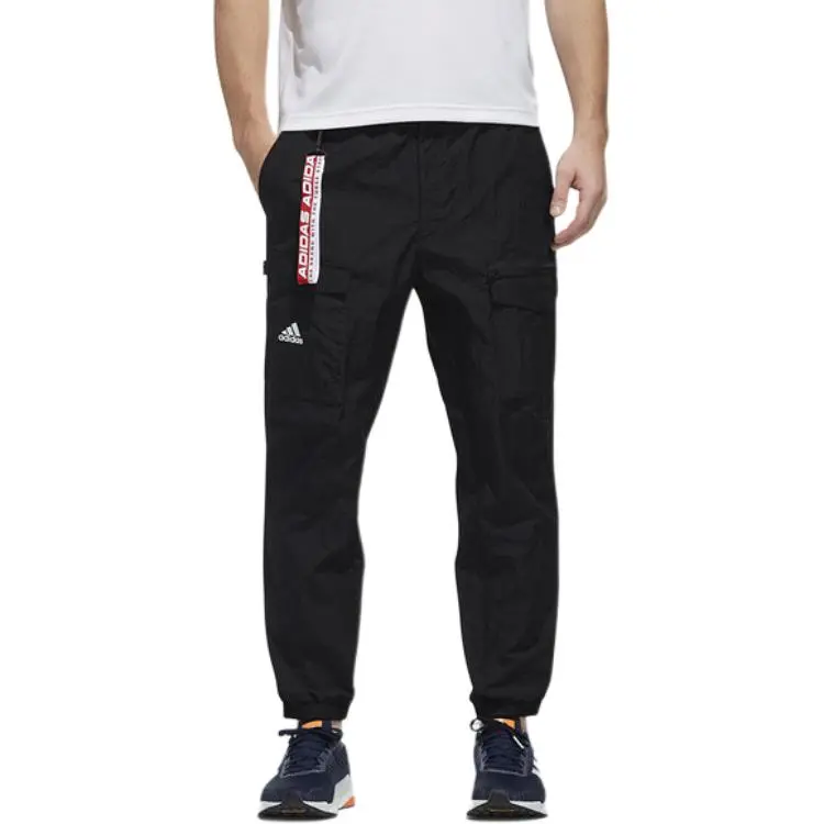Adidas CNY Collection Knitted Sports Pants Men's Black-4