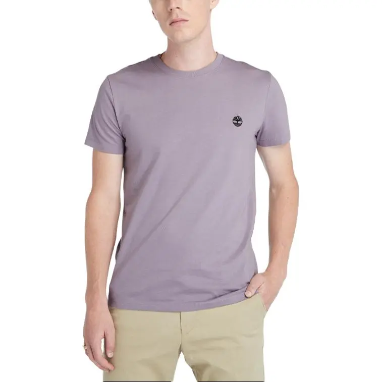 Timberland T Shirt Men's Gray Purple-2