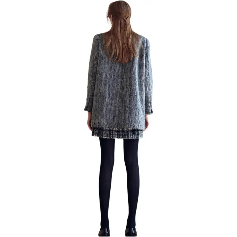 ROEYSHOUSE Coats Women's Gray-2