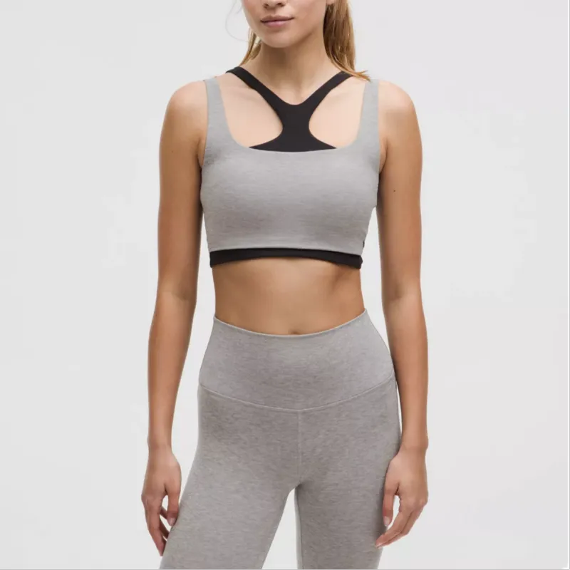 Lululemon Bend This Bra Women's Medium Gray-3