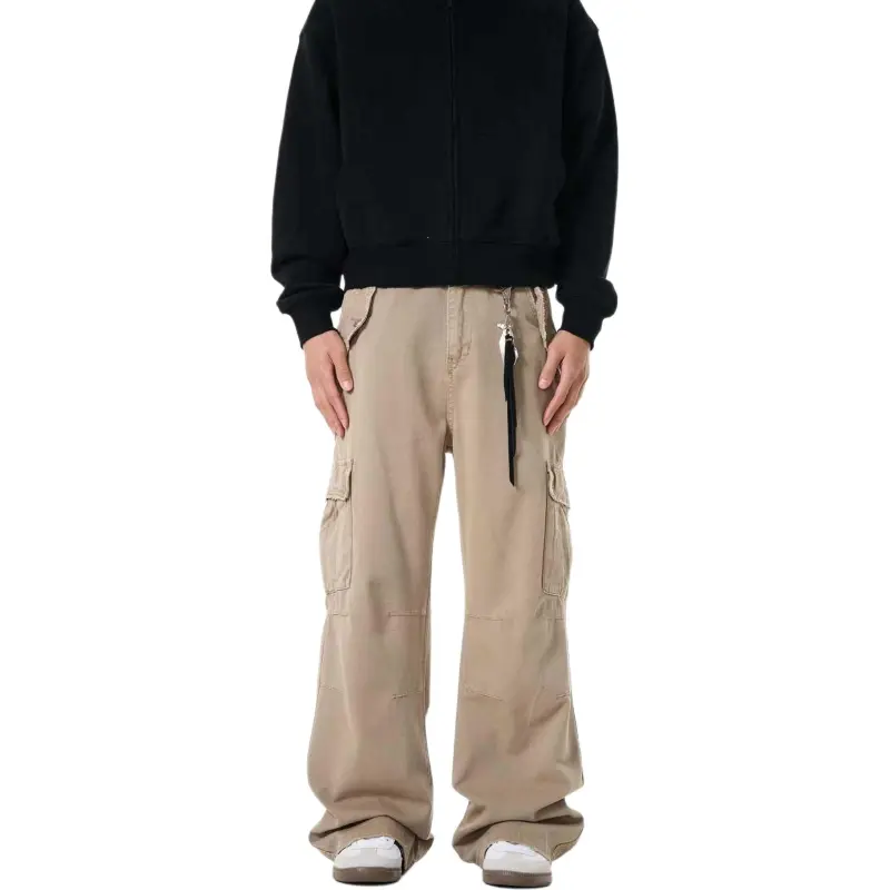 YINLEI Jeans Unisex Dark Khaki-2