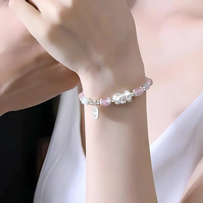 There Is You In The Long World White Jade Bodhi Bracelets Unisex-1