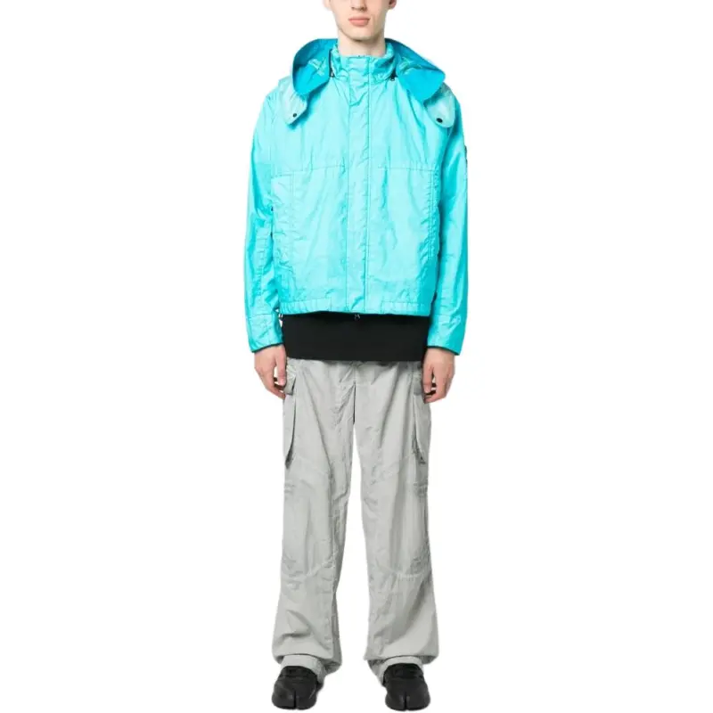 STONE ISLAND Logo Patch Zipped Jacket-2