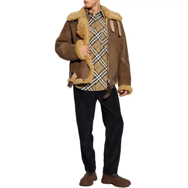 Burberry Check Printed Long Sleeved Shirt-2
