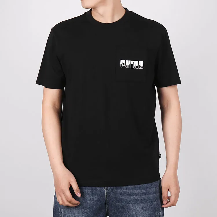 PUMA Rebel T Shirts Men Black-3