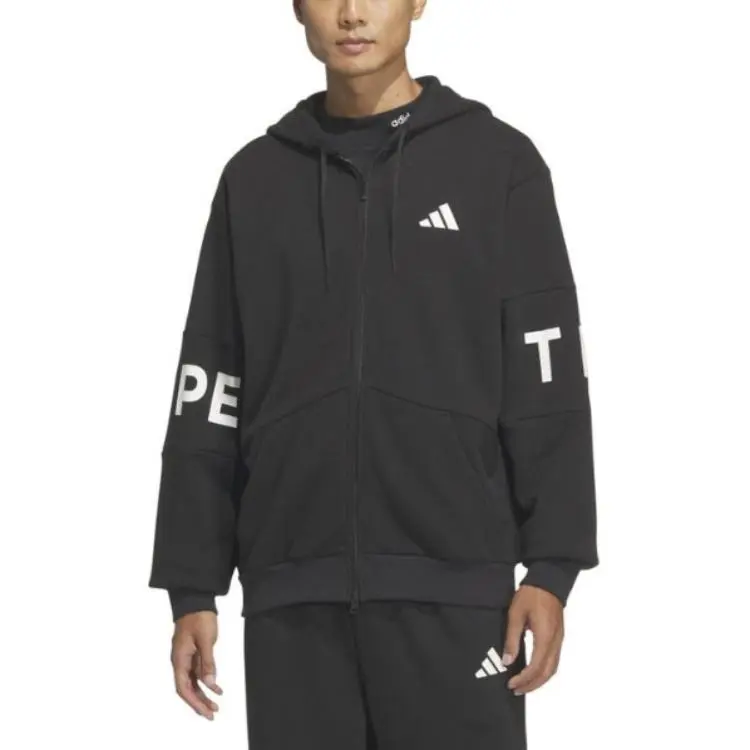 Adidas SWEAT SS25 Jacket Men's Black-3