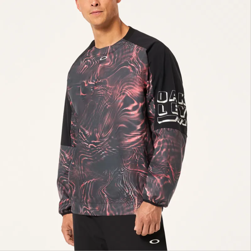 Oakley STRIKING WIND LS PULLOVER 4.0 Sweatshirt Unisex Pink Print-5
