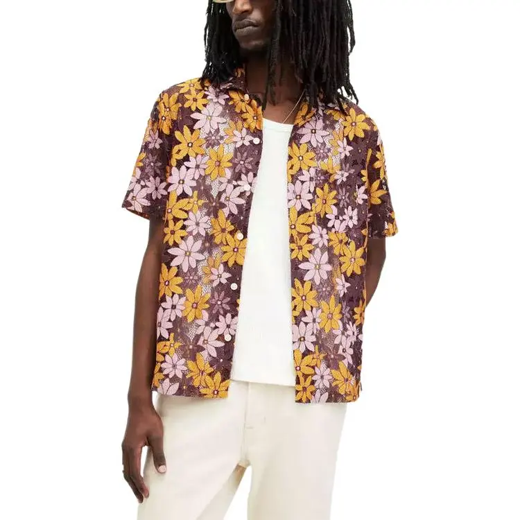 ALLSAINTS Shirts Men Brown-1