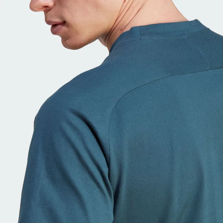 Adidas Z.N.E. Collection T Shirts Men Arctic Ocean Blue-5