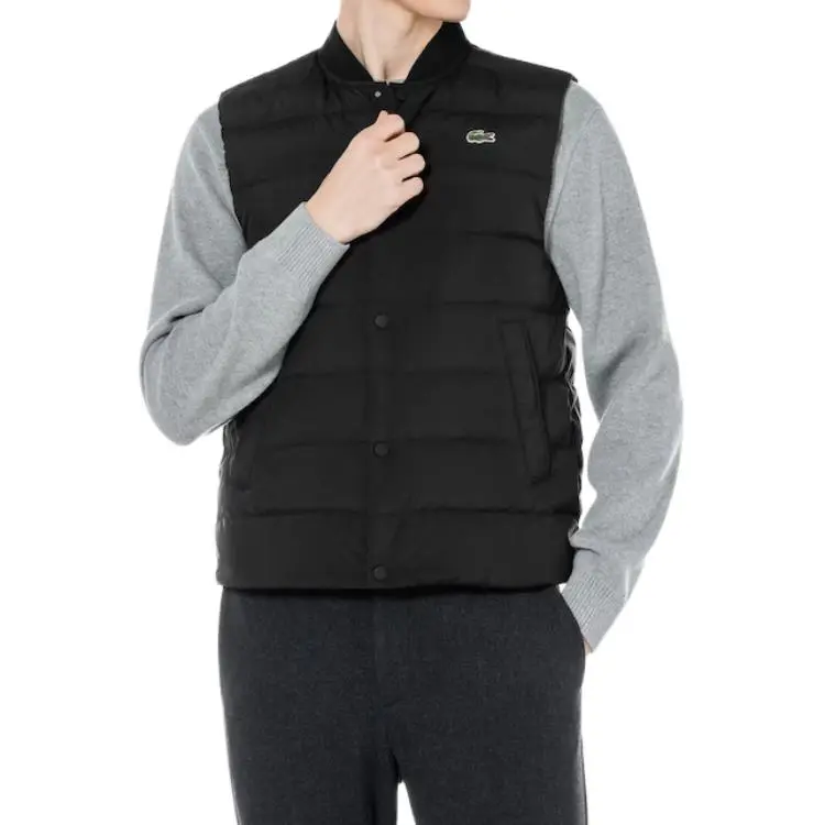 LACOSTE Vests Men Black-3