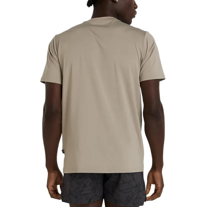 New Balance Linear Lines Performance T Shirt Men's Dry Stones-1