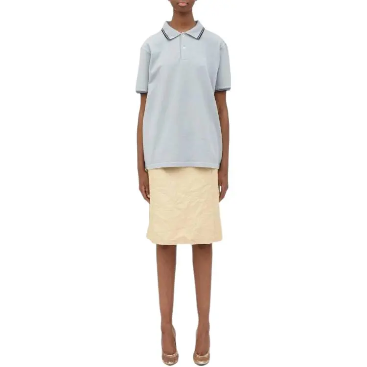 Maison Margiela Logo Embroidered Polo Shirt-4