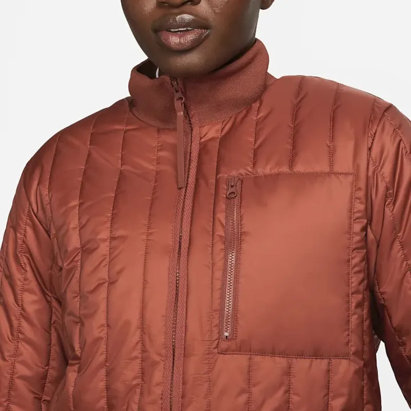 Nike Sportswear Women's Tech Pack Therma Fit Jacket Brown-1