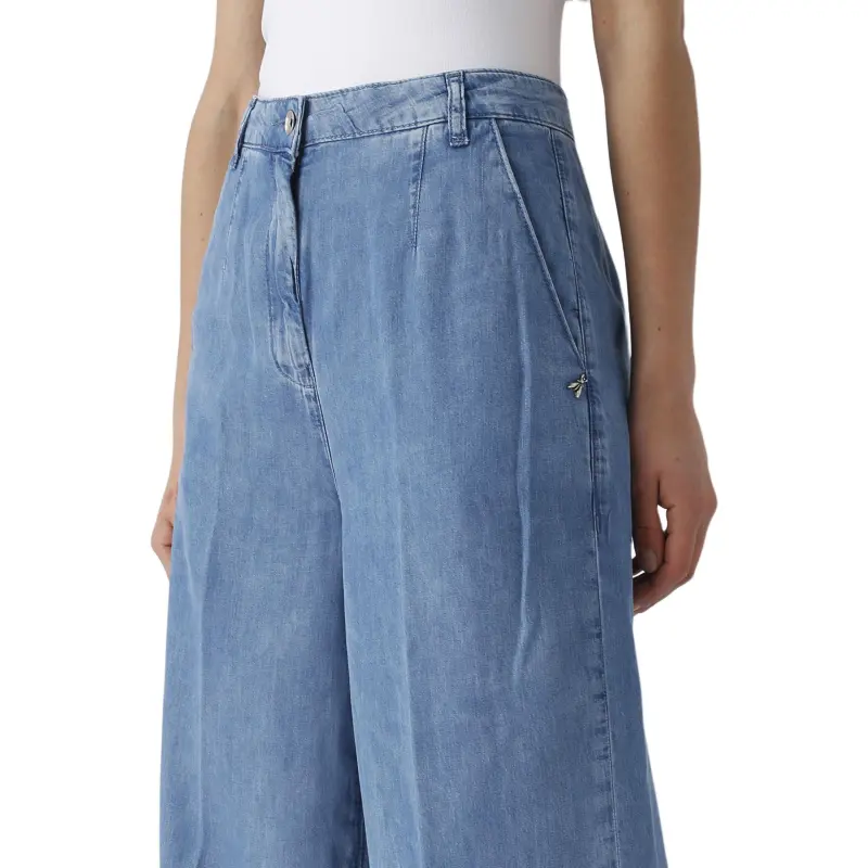 Patrizia Pepe Drop-crotch Striaght-leg Jeans-5