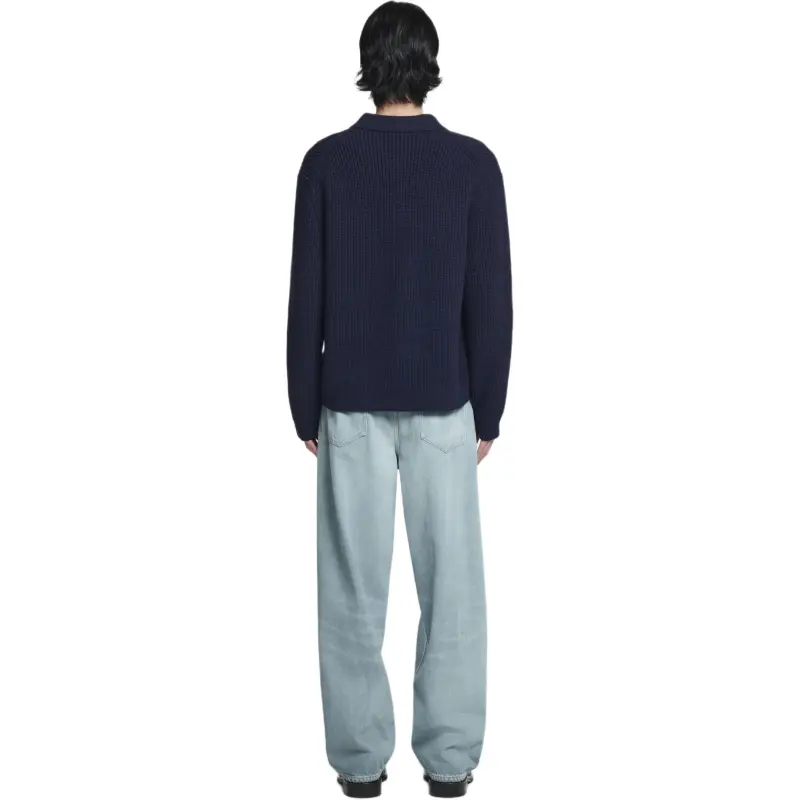 COS Knitwear Men Navy Blue-1