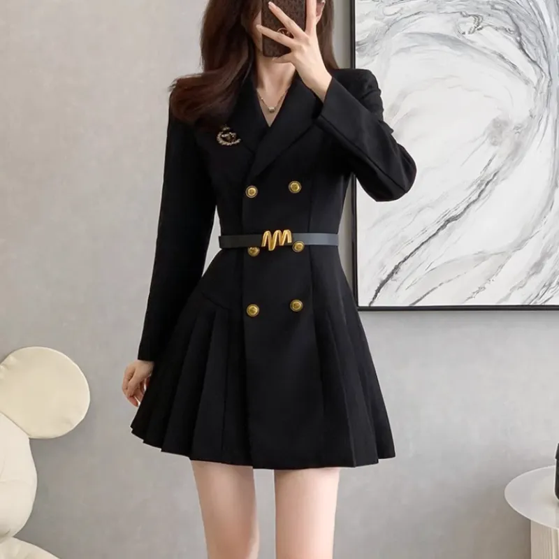 KEAB Long Sleeved Dresses Women's Black-4